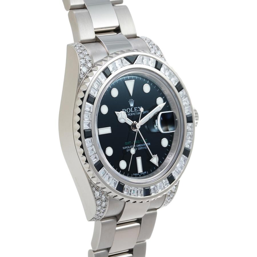 中古 ロレックス ROLEX GMTマスターII 116759SANR V番(2009年頃製造) ブラック メンズ 腕時計｜ippuukishi｜03