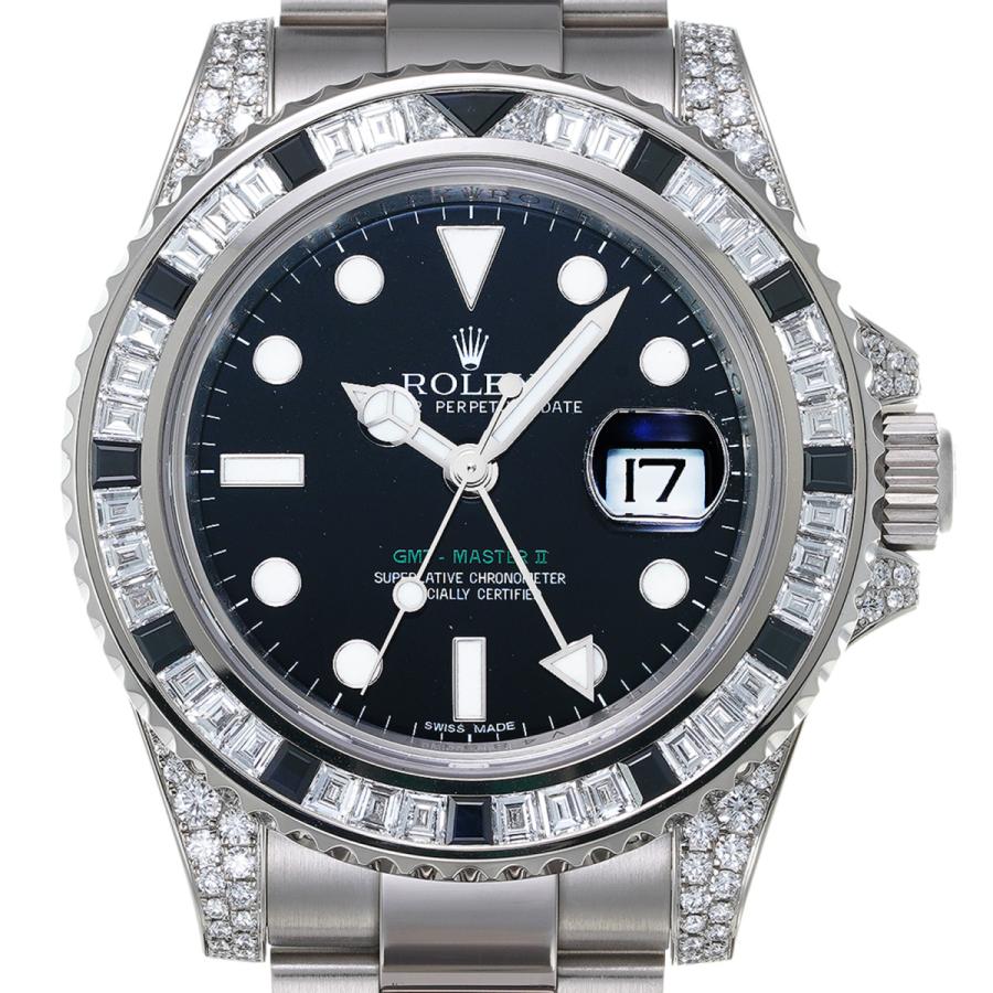 中古 ロレックス ROLEX GMTマスターII 116759SANR V番(2009年頃製造) ブラック メンズ 腕時計｜ippuukishi｜06
