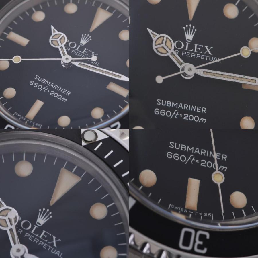 ROLEX ロレックス サブマリーナ マキシダイヤル ロリポップ 5513 メンズ SS 腕時計 自動巻き ブラック文字盤 Aランク 中古 銀蔵｜ginzo1116｜09